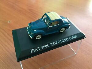 �y���������z�͌^�� ���f���J�[ �t�B�A�b�g�g�|���[�m�A���^���{�b�N�Xfiat 500c topolino 1949 our dear cars altaya 143 in box met