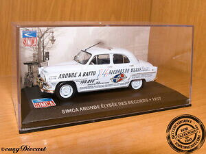 �y���������z�͌^�� ���f���J�[ �V���J�A�����h�G���[�f���R�[�h�{�N�T�[�g�~���gsimca aronde elysee des records 143 1957 mint with boxart