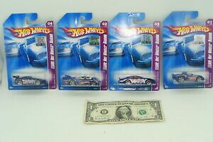 【送料無料】模型車 モデルカー ホットホイールメインラインチームセットレーシングシルビアビジョンチャージャーチャップルhot wheels 2008 mainline set of 4 team hw racing silviavisionchargerchapl