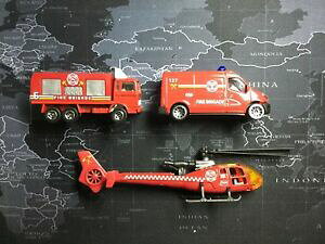 �y���������z�͌^�� ���f���J�[ �}�W�����b�g�~�j�J�[���f���Z�b�gmajorette sos fire brigade diecast car model set
