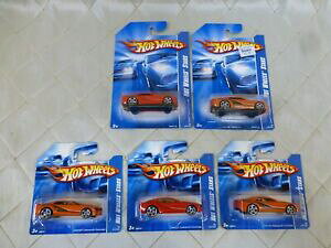 �y���������z�͌^�� ���f���J�[ �z�b�g�z�C�[���X�^�[�V�F�r�[�J�}���R���Z�v�g���b�h���b�g�����O�V���[�g�J�[�hhot wheels stars chevy camaro concept red lot of 5 on long and short cards