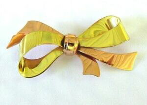 yz͌^ fJ[ Be[WRX^[OVo[FC{Eu[`vintage coro sterling silver vermeil bow brooch large 89cm nice