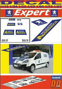 【送料無料】模型車 モデルカー デカルプジョーセルビシオプジョーアシスタンスdecal peugeot expert servicio peugeot assistance 01