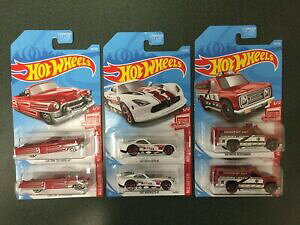 【送料無料】模型車 モデルカー ホットホイールターゲットレッドエディションケースセットダッジバイパーキャデラックラピッドオールhot wheels 2019 target red edition h case set dodge viper cadillac rapi