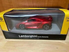 【送料無料】模型車 モデルカー ランボルギーニセストエレメントレッドライセンスフリクションカーブラハlamborghini sesto elemento red 124 licensed friction car braha