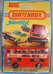 �y���������z�͌^�� ���f���J�[ �}�b�`�{�b�N�X�����h���}�b�`�{�b�N�Xmatchbox sf no 17b the londoner matchbox 19531978