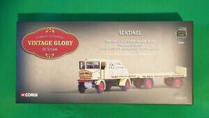 �y���������z�͌^�� ���f���J�[ �R�[�M�[���B���e�[�W�O���[���[�I�u�X�`�[���Z���`�l���v���b�g�t�H�[�����S�����~�e�b�h�G�hcorgi vintage glory of steam sentinel platform wagon 80002 limited ed