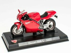 yz͌^ fJ[ hDJeBzlOBVRNVIfRXgIGrIducati 998s 2002 rojonegro oficial coleccion modelo con rastreo 48 envio