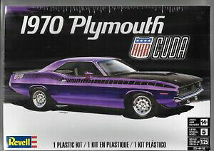 �y���������z�͌^�� ���f���J�[ �����F���v���}�X�N�_�C��revell 1970 plymouth aar cuda in 125 854416