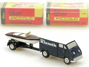 yz͌^ fJ[ V[RsbRVlX^[[^[NVbNg[[{[gIOschuco 01930 piccolo dkw schnellaster motor classic trailer boat emb orig
