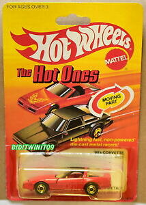 �y���������z�͌^�� ���f���J�[ �z�b�g�z�C�[���J���h�P���R���x�b�g���b�\hot wheels 1982 the caldo quelli 80s corvette rosso w