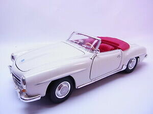 yz͌^ fJ[ }CXgZfXxczCgf70873 maisto mercedesbenz 190 sl 1955 in white approx 23,5 cm model 118