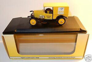 【送料無料】模型車 モデルカー イーライゴールオペルラウブフロッシュドイツポストインボックスeligor opel laubfrosch 1926 german post ice ptt 500 jahre post in box