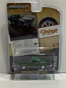 yz͌^ fJ[ V{[eJO[Be[WO[Cg1970 chevrolet monte carlo green vintage ad car 164 greenlight 39030d