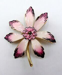 yz͌^ fJ[ Be[WRNtgou[`vintage signed corocraft rose flower brooch