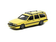 【送料無料】模型車 モデルカー ターマックワークスボルボエステートイエローtarmac works 164 volvo est…