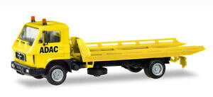 �y���������z�͌^�� ���f���J�[ �w���p�x�[�X�}���g���[���[���f��herpa base 094191 man g 90 plateau trailer adac, model 187 h0