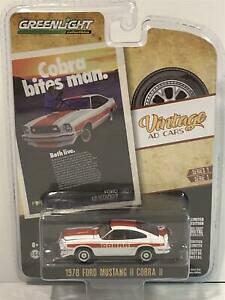 yz͌^ fJ[ tH[h}X^ORuBe[WAvHCgXO[Cg1978 ford mustang ii cobra ii vintage apres jc voitures 164 greenlight 39020f
