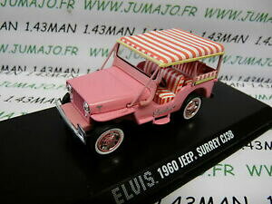 yz͌^ fJ[ O[CgGrXvX[W[vT[sNcar 143 greenlight elvis presley jeep surrey cj3b 1960 pink