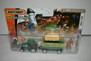 �y���������z�͌^�� ���f���J�[ �}�b�`�{�b�N�X�q�b�`�z�[���u�����C�h�g�^�[matchbox hitch n haul bull ride tractor moc