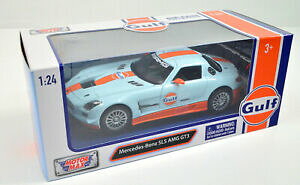 yz͌^ fJ[ ZfXxcKtXP[oC[^[}bNXmercedesbenz sls amg gt3 gulf 124 scale by motormax