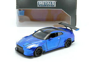 �y���������z�͌^�� ���f���J�[ �u���C�A���x���\�v���W���_brians nissan r35 ben sopra 2009 fast and furious blue 124 jada toys