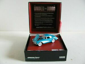 yz͌^ fJ[ O[CgRN^[YNuA_[UtbhRxbg^[RCYgreenlight collectors club under the hood e58 corvette turquoise 164