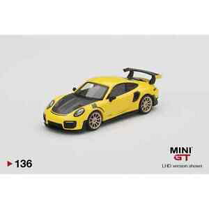 yz͌^ fJ[ ~j|VF^[{[VOCG[_fo[mini gt porsche 911 turbo gt2rs gt racing yellow lorr random delivery~164