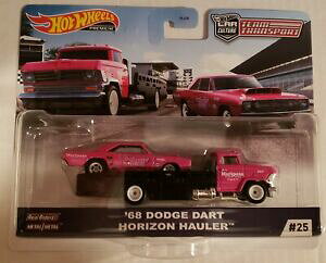 �y���������z�͌^�� ���f���J�[ �z�b�g�z�C�[���`�[���_�b�W�_�[�g�Z�b�g2020 hot wheels car culture team transport dodge dart funny car set, vhtf