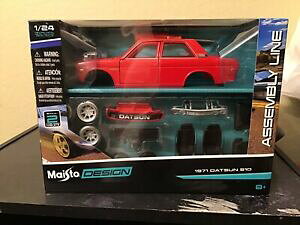 yz͌^ fJ[ }CXgfUCCfLbgXP[maisto design assembly line 1971 datsun 510 model kit 124 scale unopened