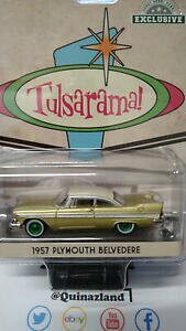 yz͌^ fJ[ O[Cgv}XxFf[O[zC[`FCXgreenlight exclusive 1957 plymouth belvedere green wheels chase c7