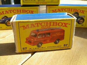 yz͌^ fJ[ }b`{bNXh[o[t@CA{CefBI[{G^bgmatchbox 57 land rover fire boite dorigine vide e3 bon etat empty box good