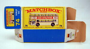 yz͌^ fJ[ }b`{bNX_C[oXIWi{bNXzCgfmatchbox rw 74b daimler bus empty original e3 box white model