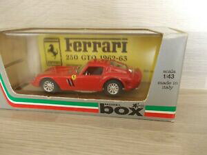 yz͌^ fJ[ {bNXftF[bhbox models 143 ferrari 250 gto 196263 red