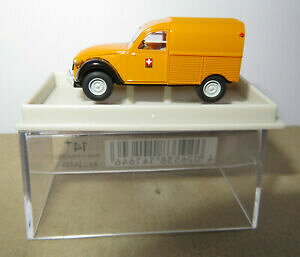 yz͌^ fJ[ uLiVgGt@XCX|Xg{bNXrare brekina oh 187 citroen 2cv van ptt swiss post 14164 in box