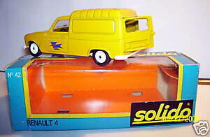 �y���������z�͌^�� ���f���J�[ ���m�[�{�b�N�Xold solido renault 4 l 4l post ice ptt ref 42a box
