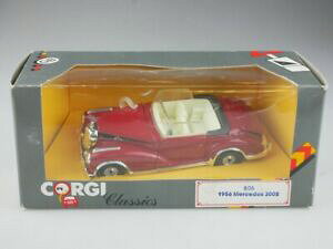 �y���������z�͌^�� ���f���J�[ �R�[�M�[�����Z�f�X�x���c�J�u���I���{�b�N�Xc 806 corgi toys 136 mercedes benz 300 s cabriolet 1956 with box 514743