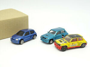yz͌^ fJ[ }CXgRWmtm[^[{NIbgmaisto corgi norev 164 lot of 3 renault 5 turbo and clio v6