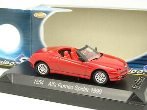 【送料無料】模型車 モデルカー アルファロメオスパイダーロホsolido 143 alfa romeo spider 1999 rojo