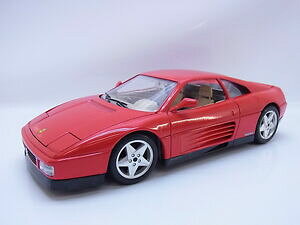 �y���������z�͌^�� ���f���J�[ �u���S�t�F���[���X�|�[�c�J�[���b�h�X�P�[���J�[45073 burago ferrari 348 tb 1989 1995 sports car red 118 scale car