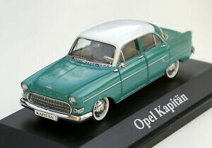 yz͌^ fJ[ IyLvef^[RCYO[V[Rfopel captain model year 19551958, turquoise green, schucomodell in 143, ovp