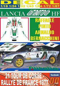 �y���������z�͌^�� ���f���J�[ �f�J�[�������`�A�X�g���g�X�s���g�c�[���h�R���Xdecal lancia stratos hf r pinto tour de corse 1977 2nd 01