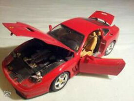 【送料無料】模型車 モデルカー フェラーリマラネッロレッドブラゴ1998 ferrari 550 maranello red 118 burago very good condition 3364