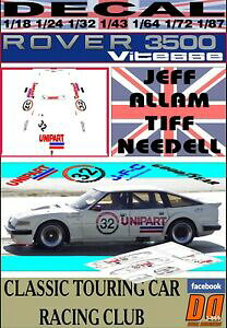 �y���������z�͌^�� ���f���J�[ �f�J�[�����[�o�[�W�F�t�A�����g���t�B�[���[�X�V���o�[�X�g�[��decal rover sd1 jeff allam tourist trophy race silverstone 1980 01