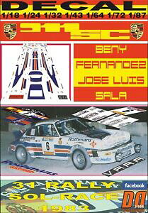 yz͌^ fJ[ fJ[|VFX}YtFifX\[Xdecal porsche 911 sc rothmans b fernandez r solrace 1983 3rd 01