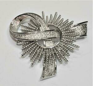 yz͌^ fJ[ t@[}hlRRgD_itH}u[`firmado monet plateado con textura moderno forma broche