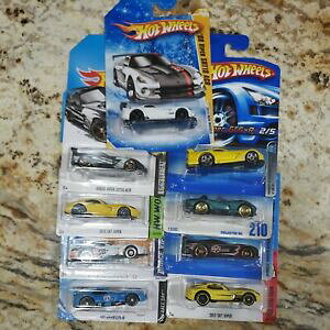 �y���������z�͌^�� ���f���J�[ �z�b�g�z�C�[���_�b�W�o�C�p�[���b�g�V���[�Yhot wheels dodge viper lot *no duplicates* various years and series