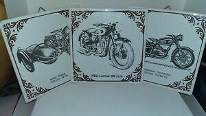 �y���������z�͌^�� ���f���J�[ �f�R�t���C�G���I�[�g�o�C�z�t�}���O�[���F���k�[���z���b�N�X���W�[�i3 dekofliesen motorcycles nsu consul, hmann gouverneur, horex regina 12x12 cm