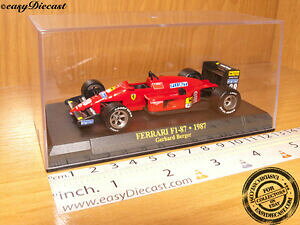【送料無料】模型車 モデルカー フェラーリゲルハルトベルガーフォーミュラferrari f187 gerhard berger 143 f1 formula 1 198728
