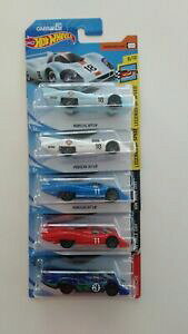 �y���������z�͌^�� ���f���J�[ �z�b�g�z�C�[���|���V�F�Z�b�g���f��hot wheels porsche 917 lh set 5 models